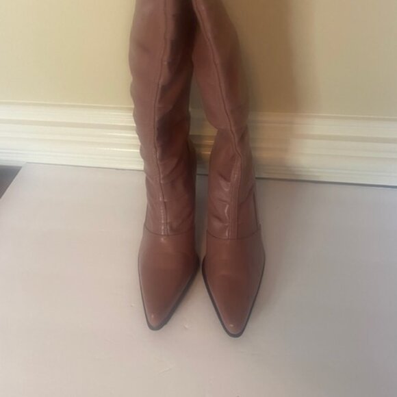 Franco Sarto leather boots, in rose/pink, size 6.5M - Picture 10 of 11
